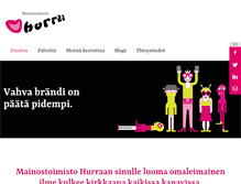 Tablet Screenshot of hurraa.fi